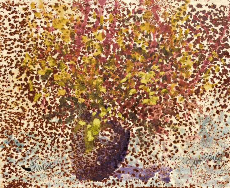 Floral-Rust