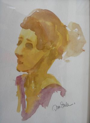 Young Woman; 12 x 17cm